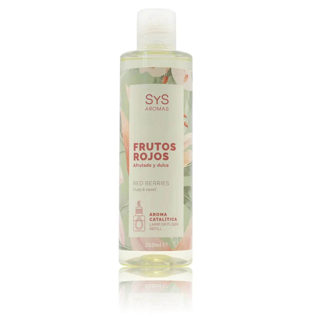 Wellness Geurlamp olie Rode Vruchten huisparfum 250ml SYS Labnatur Nederland