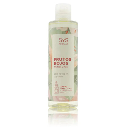 Wellness Geurlamp olie Rode Vruchten huisparfum 250ml SYS Labnatur Nederland
