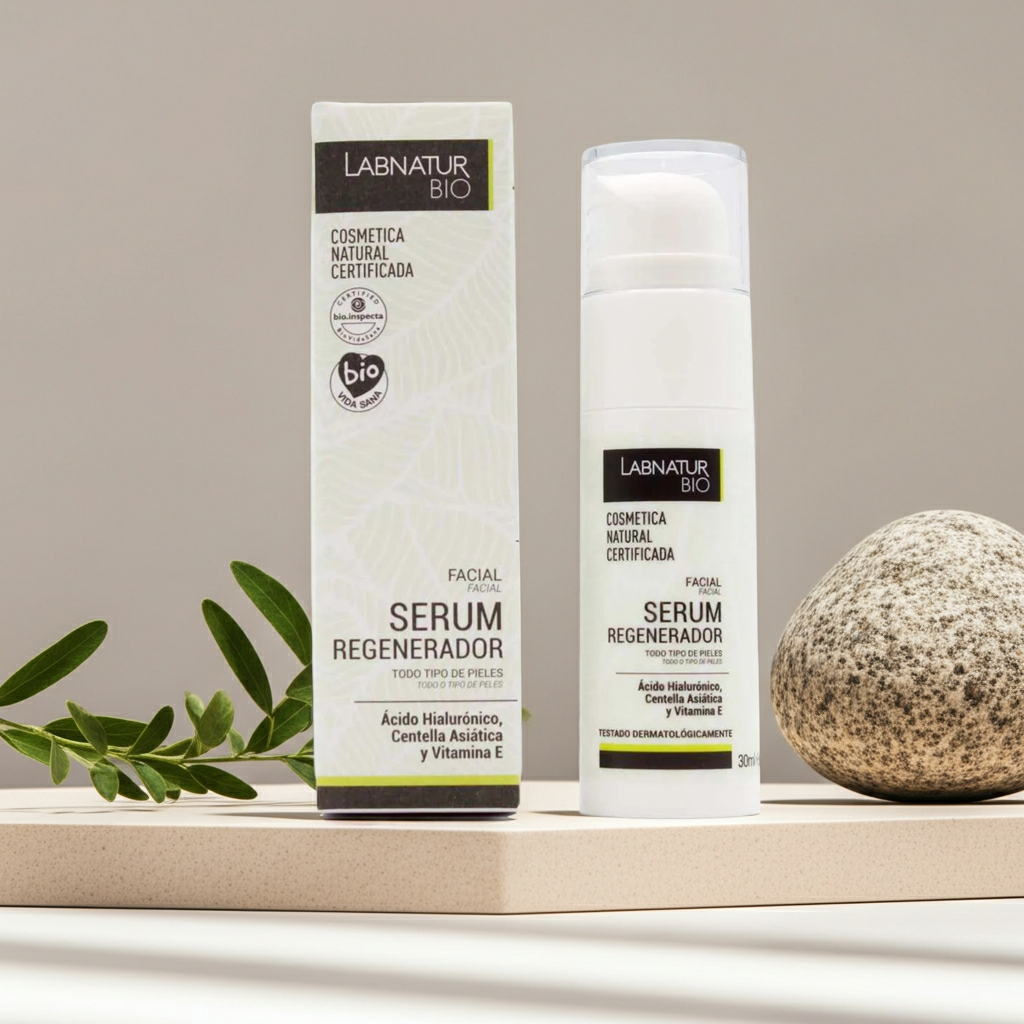 Biologisch Gezichtsserum 30ml – Natuurlijk Regenererend &amp; Anti-Aging – Labnatur