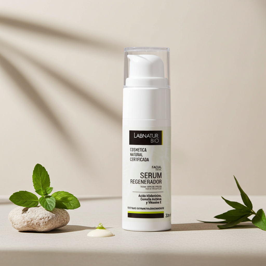 Biologisch Gezichtsserum 30ml – Natuurlijk Regenererend &amp; Anti-Aging – Labnatur