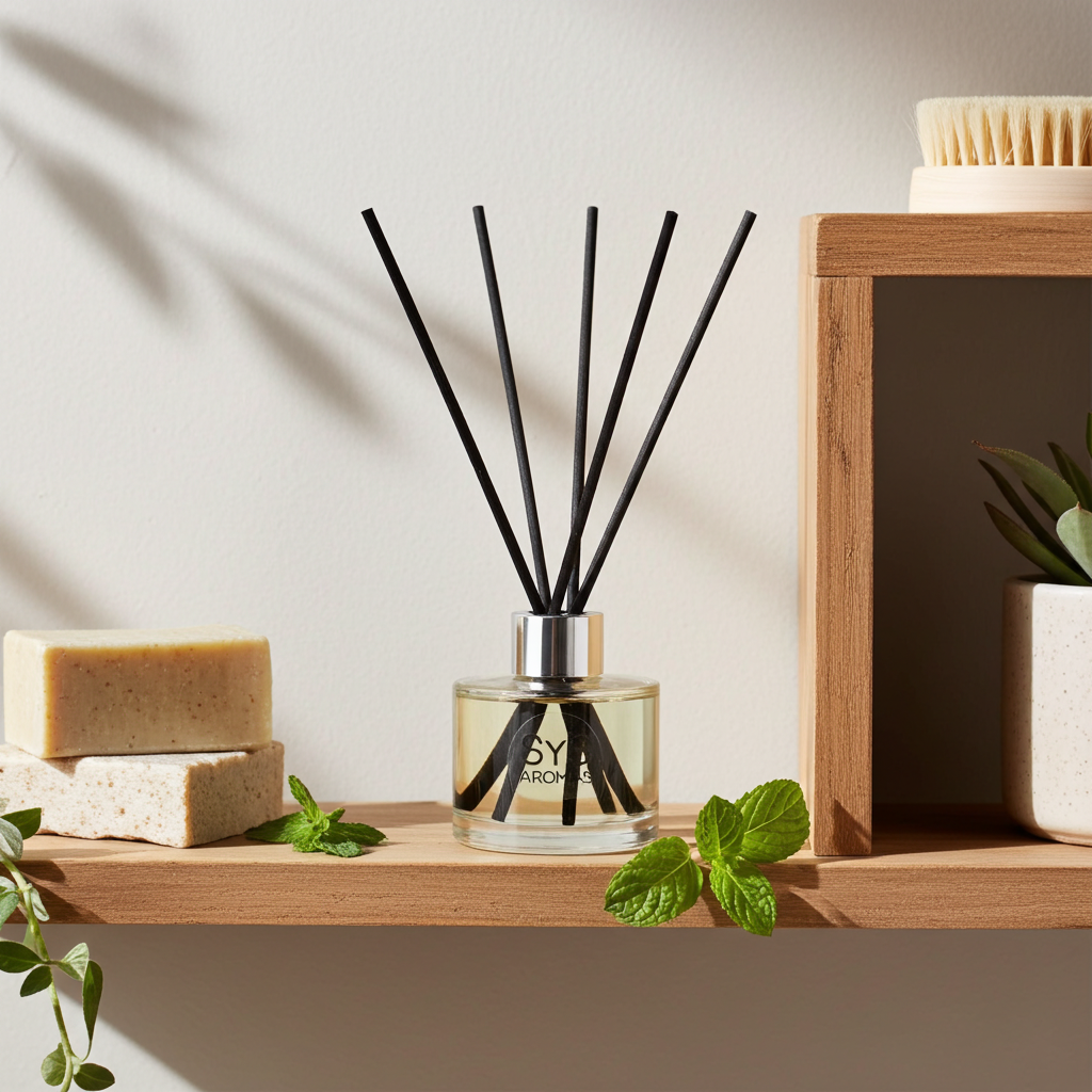 Geurstokjes Vijg &amp; Engelwortel 100 ml – Luxe Natuurlijke Luchtverfrisser | Botanical SYS Aromas