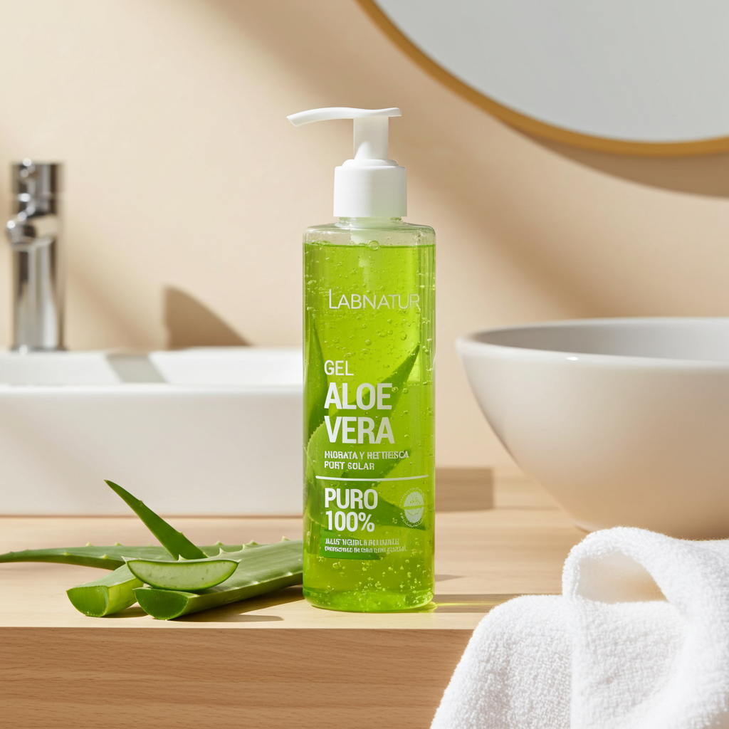 Aloë Vera Gel Puur 250 ml – Hydraterend &amp; Kalmerend voor Droge en Gevoelige Huid
