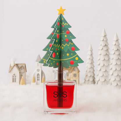 SYS Aromas Geurdiffuser Kerstboom Rode Vruchten 90ml – Feestelijke Geur &amp; Sfeer