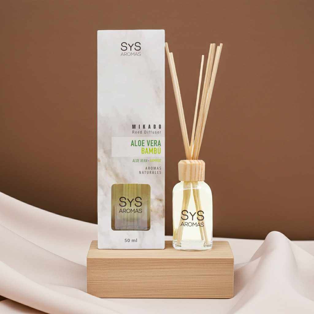 Geurstokjes Bamboe &amp; Aloë Vera 220 ml – Frisse &amp; Natuurlijke Huisgeur