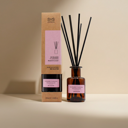 Mikado Rabarber &amp; Lavendel 100 ml – Frisse &amp; Rustgevende Huisgeur