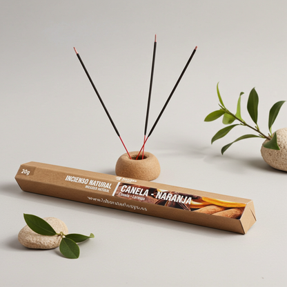 Natuurlijke Wierook Kaneel Sinaasappel – Warme &amp; Verfrissende Geur | 20 Stokjes