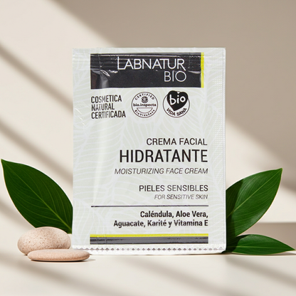 Sample | Hydraterende gezicht crème voor de gevoelige huid 3 ml van Labnatur Bio Cosmetica