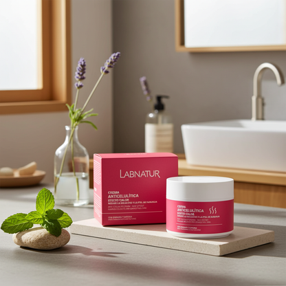 Anti-Cellulitis Crème Heat 300 ml – Verstevigend &amp; Tegen Sinaasappelhuid | Warmtewerking, Cafeïne &amp; Granaatappel