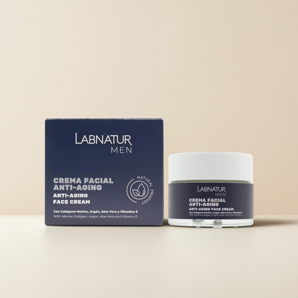 Gezichtscrème Anti-Aging voor Mannen 50ml Hydraterend, Verstevigend Fris | Labnatur