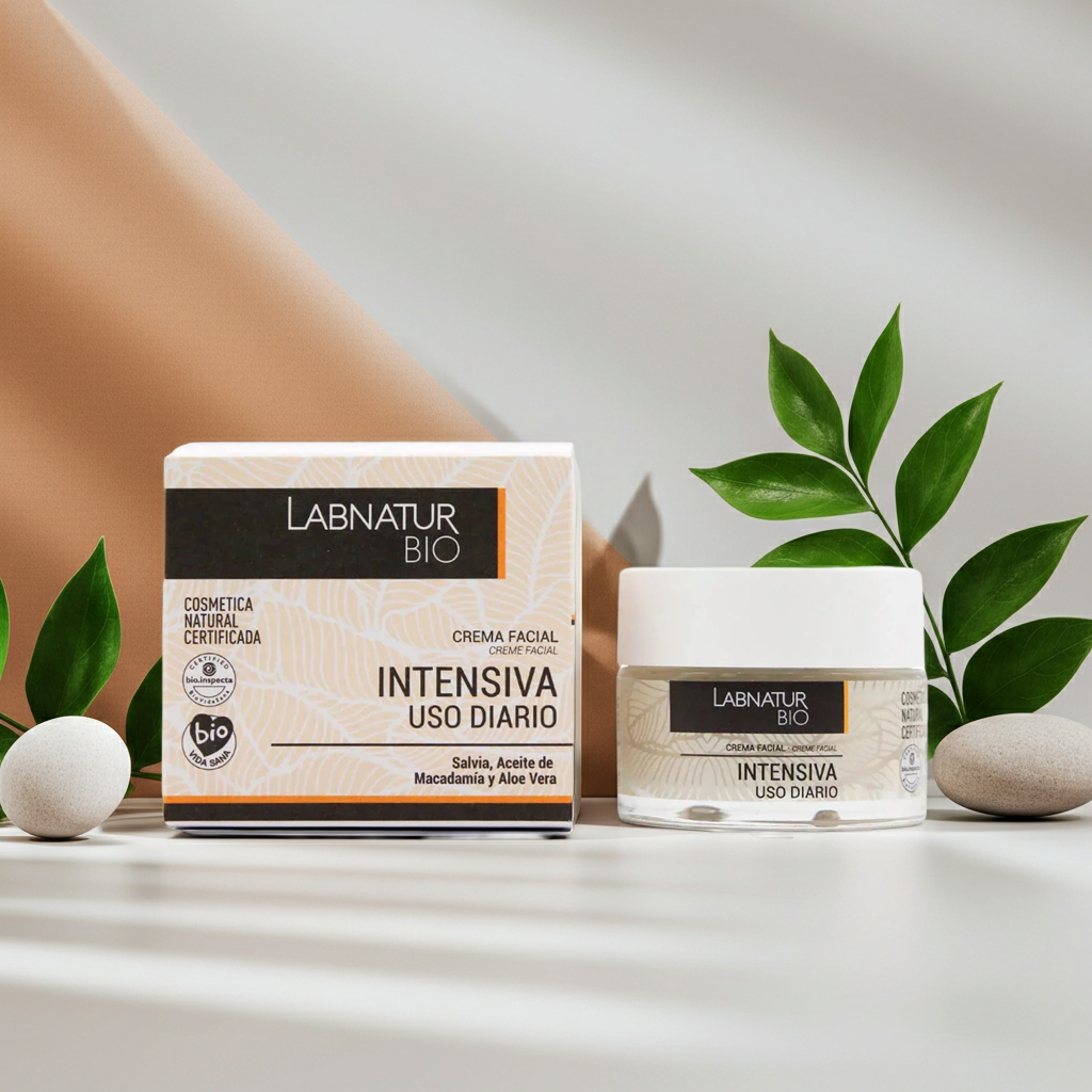 Intensieve Gezichtscrème met Salie 50 ml – Hydraterend &amp; Natuurlijk | Biologisch &amp; Vegan | Labnatur Bio Cosmetica