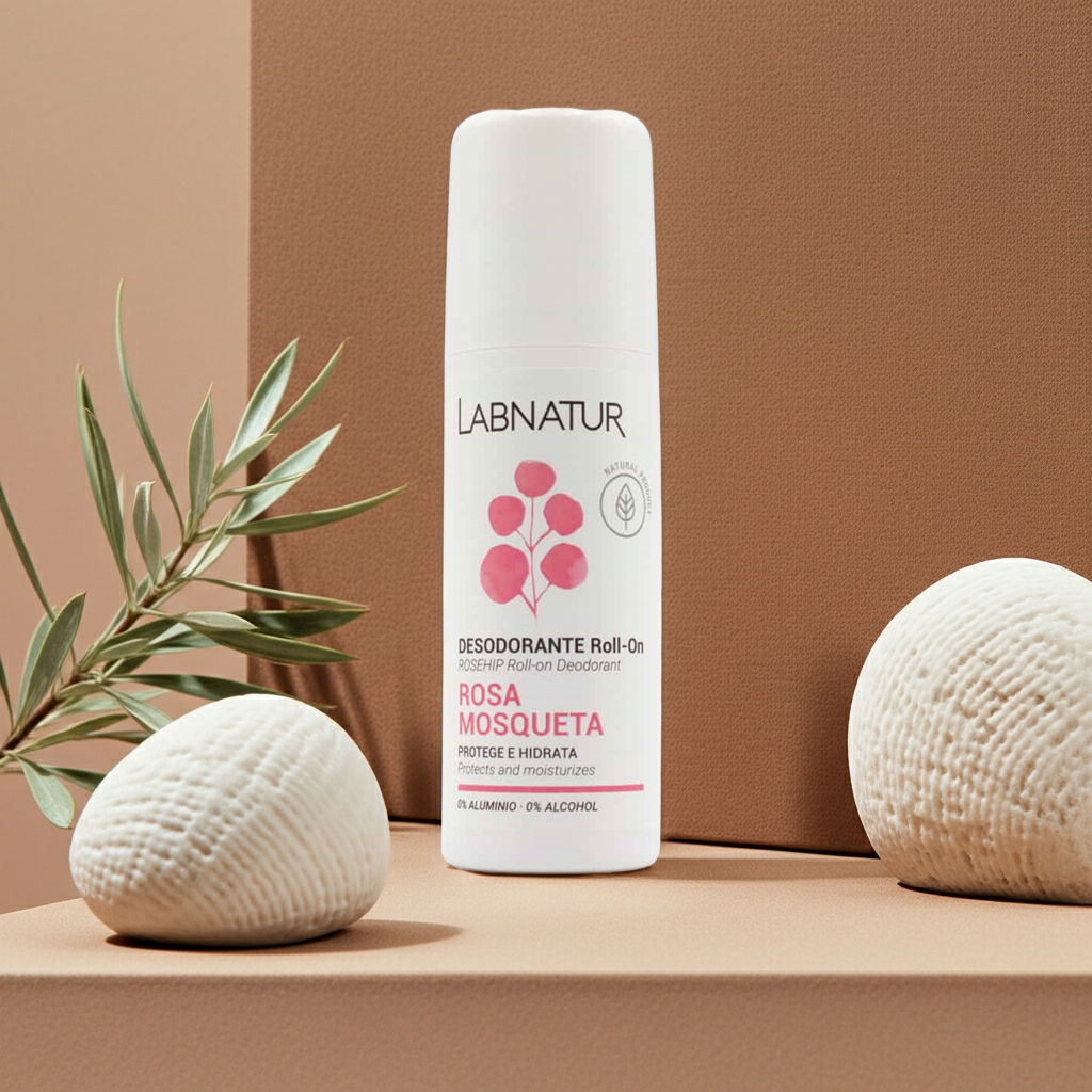 Natuurlijke Deodorant Rozenbottel Roller 75 ml – Neutraliseert Geur &amp; Verzacht de Huid
