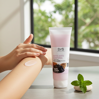 Bodyscrub Shea &amp; Kaviaar 250 ml – Luxe Voedende Scrub voor Gevoelige Huid | Hydraterend &amp; Verstevigend | Labnatur