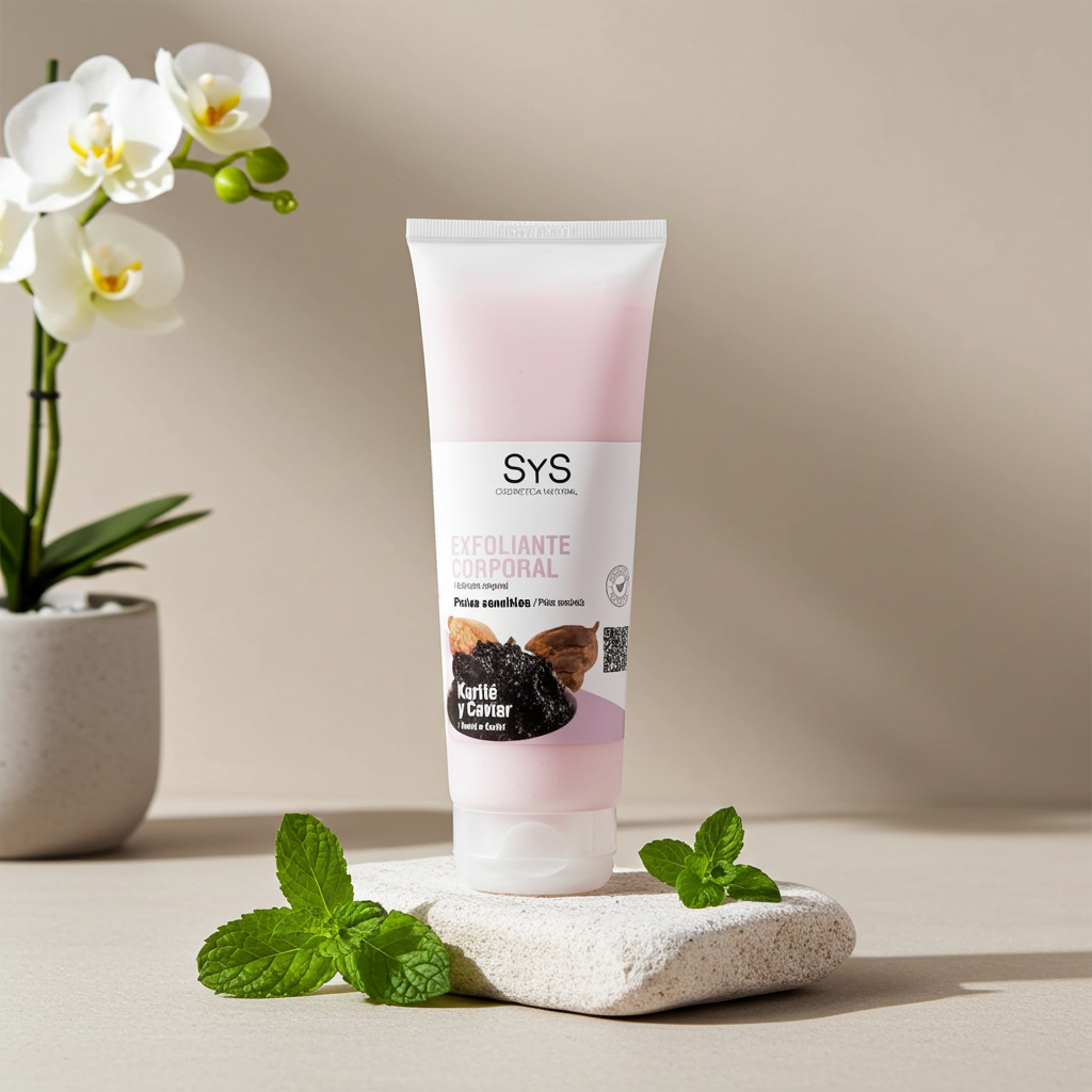 Bodyscrub Shea &amp; Kaviaar 250 ml – Luxe Voedende Scrub voor Gevoelige Huid | Hydraterend &amp; Verstevigend | Labnatur