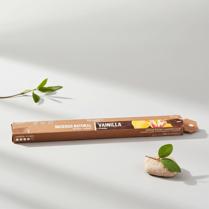 Natuurlijke Wierook Vanille – Warme Zoete Geur | Huisparfum SYS | 20 Stuks