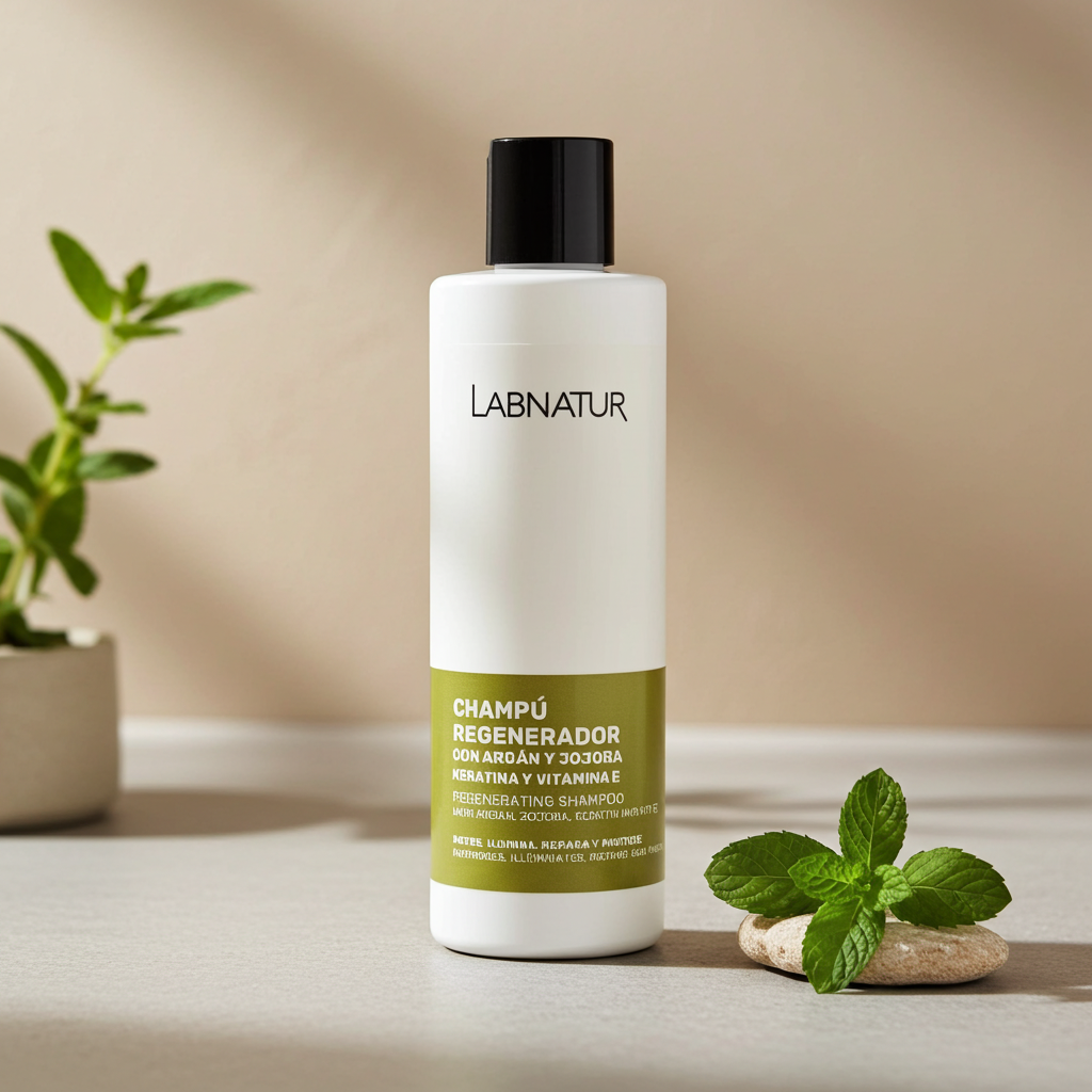 Natuurlijke Shampoo met Argan, Jojoba &amp; Keratine 250 ml – Voedend &amp; Herstellend | Labnatur