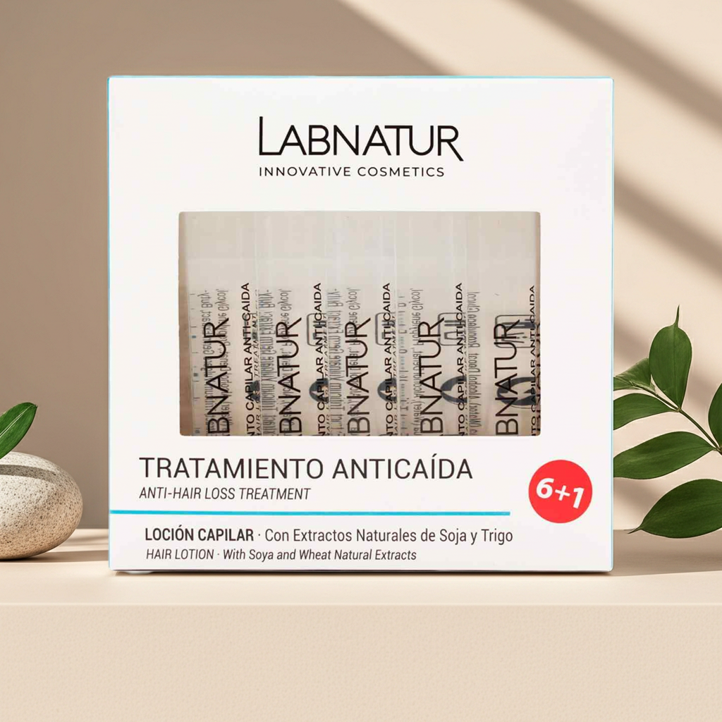 Labnatur Anti-Haaruitval Ampullen – 7-daagse Kuur voor Sterker, Voller Haar