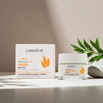 Natuurlijke Argan Gezichtscrème 50 ml – Anti-Aging Hydratatie met SPF 10 – Labnatur